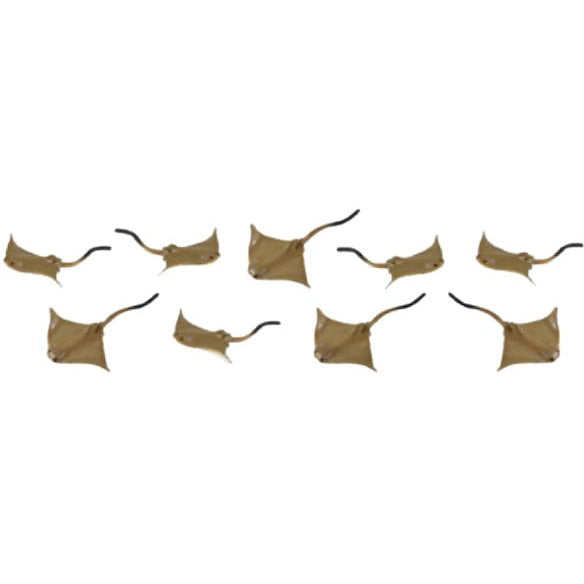 Roggen speeldierenset junior 2 cm bruin 192 stuks