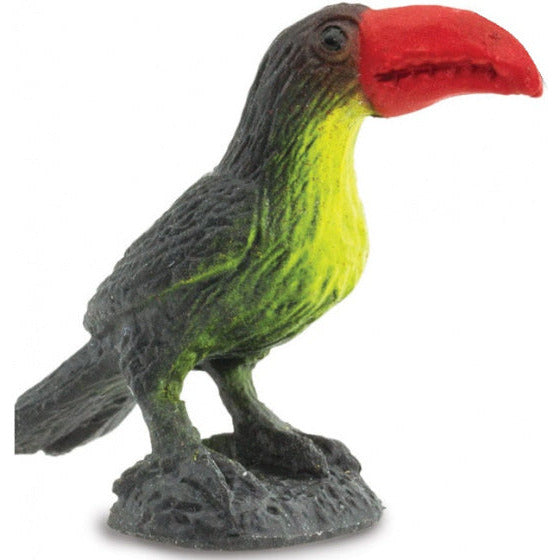 Toekan speelfiguur junior 2,5 cm groen 192 stuks