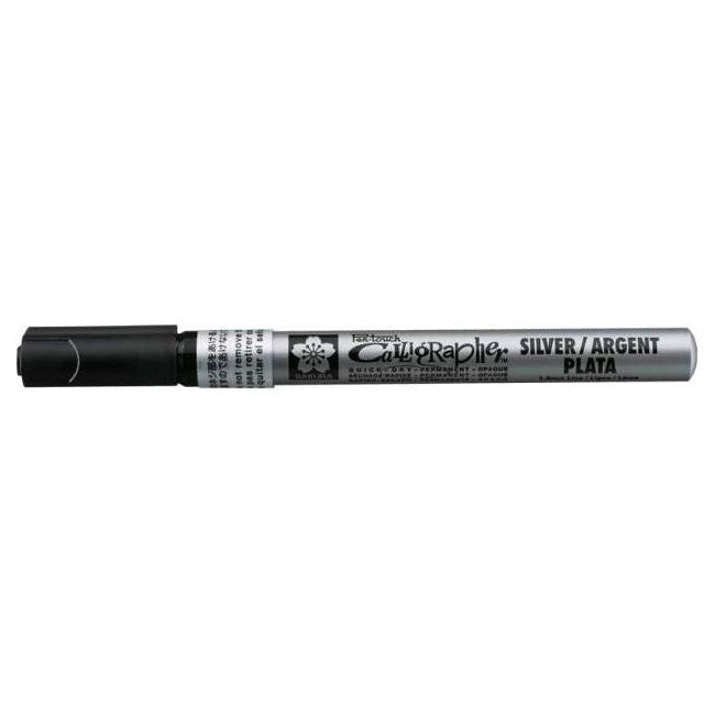 Sakura Pen-touch permanentmarker kalligrafie 1,8 mm zilver