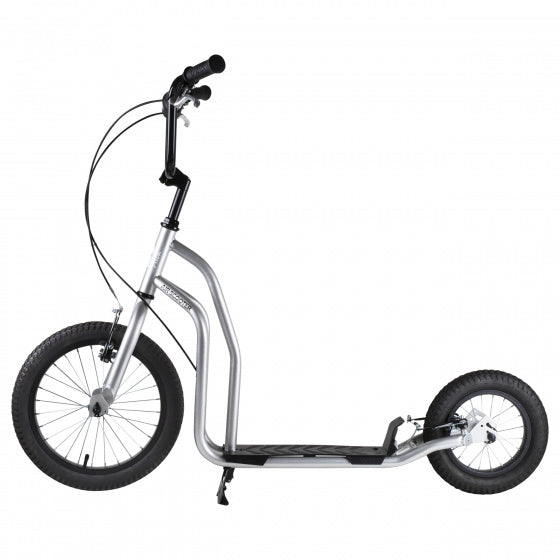 Luchtscooter 16 inch autoped step zilver