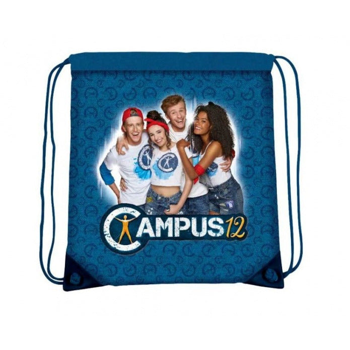 Campus 12 gymtas 40 x 37 cm blauw