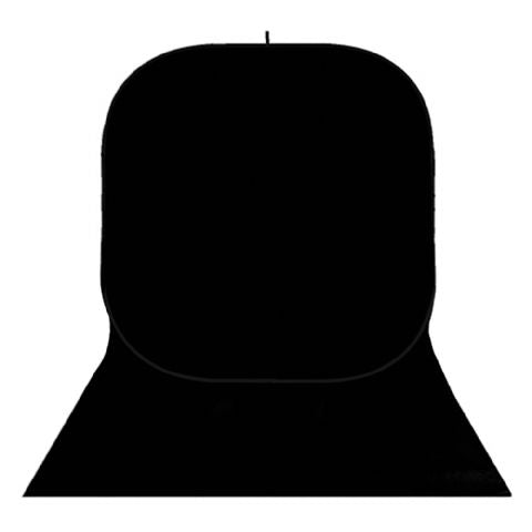 StudioKing Achtergrondbord BBT-02 Zwart 400x150 cm