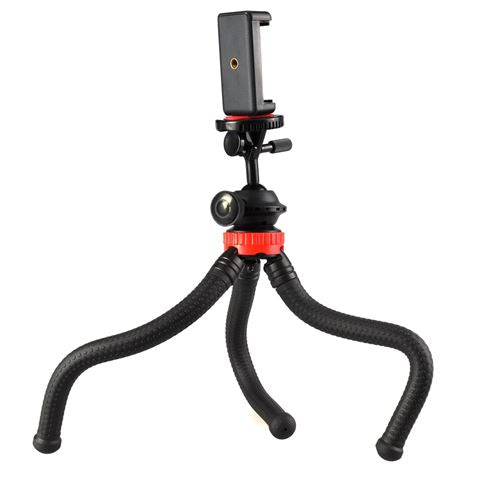 Trépied de table flexible StudioKing FTR-18 avec adaptateur pour smartphone