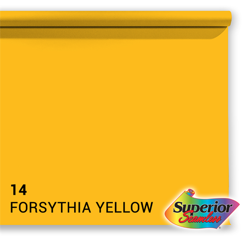 Superior achtergrondpapier 14 forsythia geel 1,35 x 11m