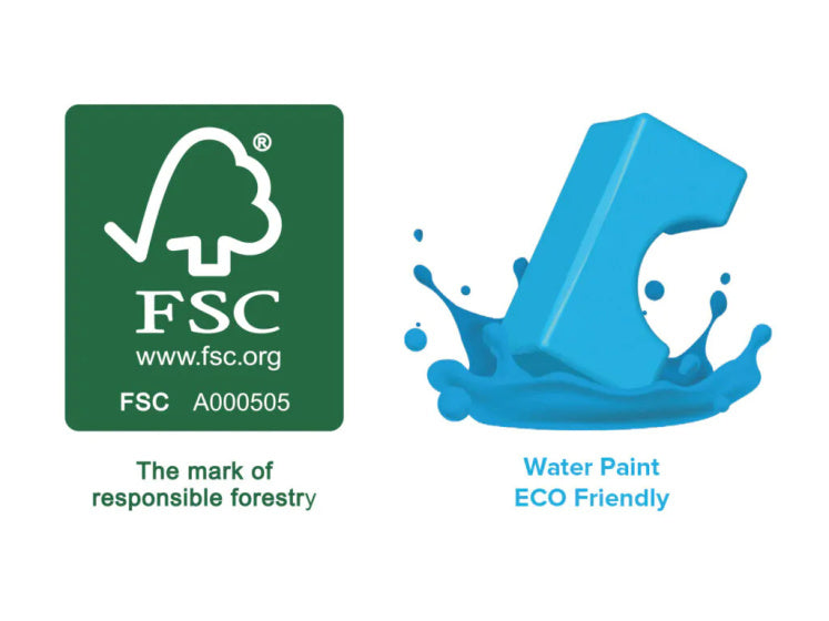 Mickey Mouse Houten Stapeltuimelaar 12 maanden 7-delig