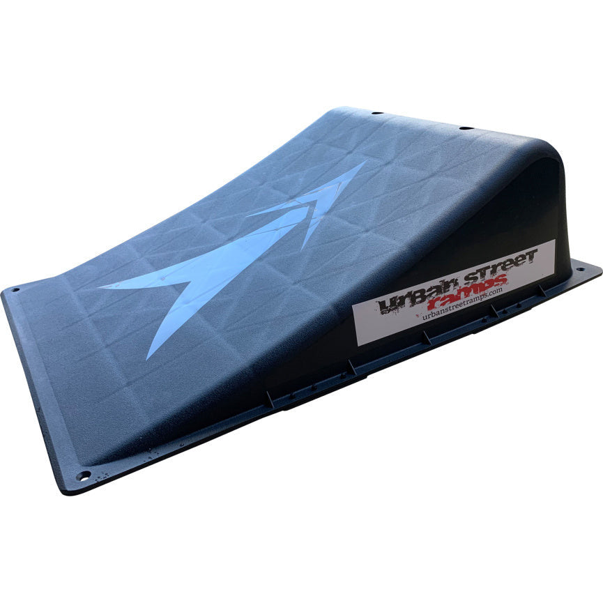 Urban street ramps Mini single skateramp zwart