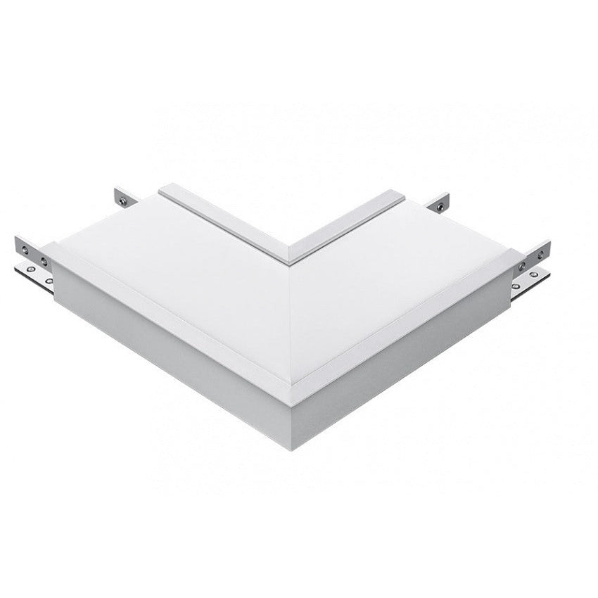 connector L-vorm VT-7-41 8W 4000K 16,3 cm zilver