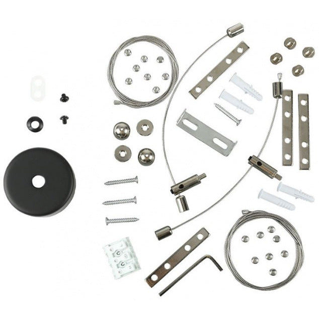 lampe suspendue VT-7-60 Led 120 cm aluminium 60W 4000K argent