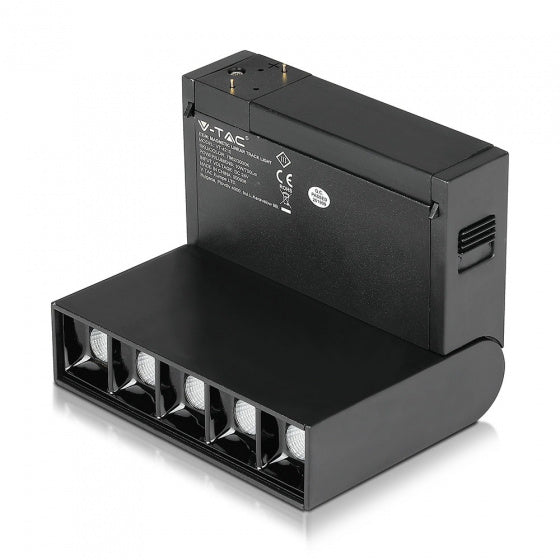 spot VT-4210 magnetisch 10W led 4000K IP20 zwart