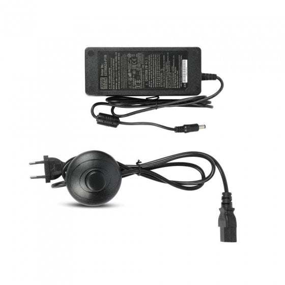 vloerlamp VT-7096 65W 3000K 4300lm 179 x 42 cm staal wit