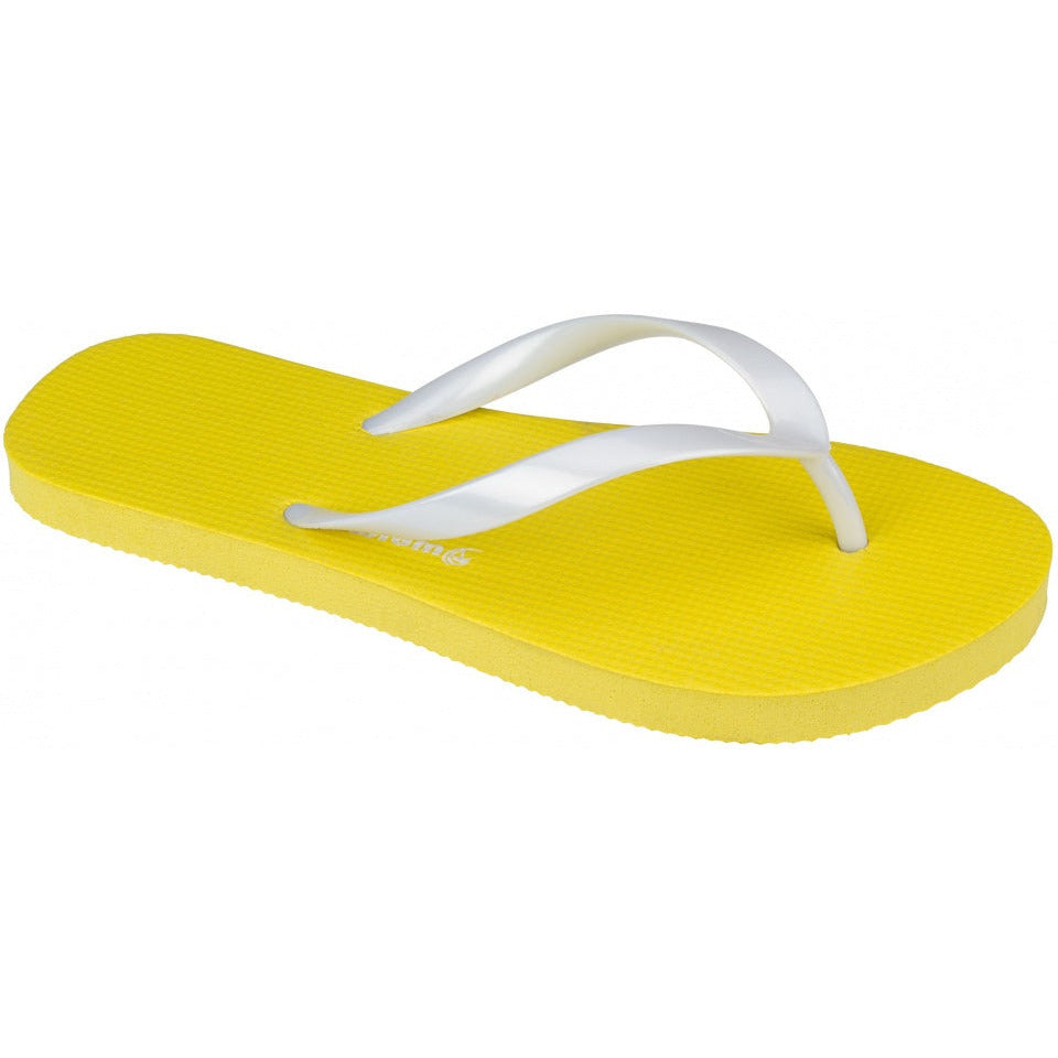tienerslippers Mambo Beach meisjes geel wit maat 30