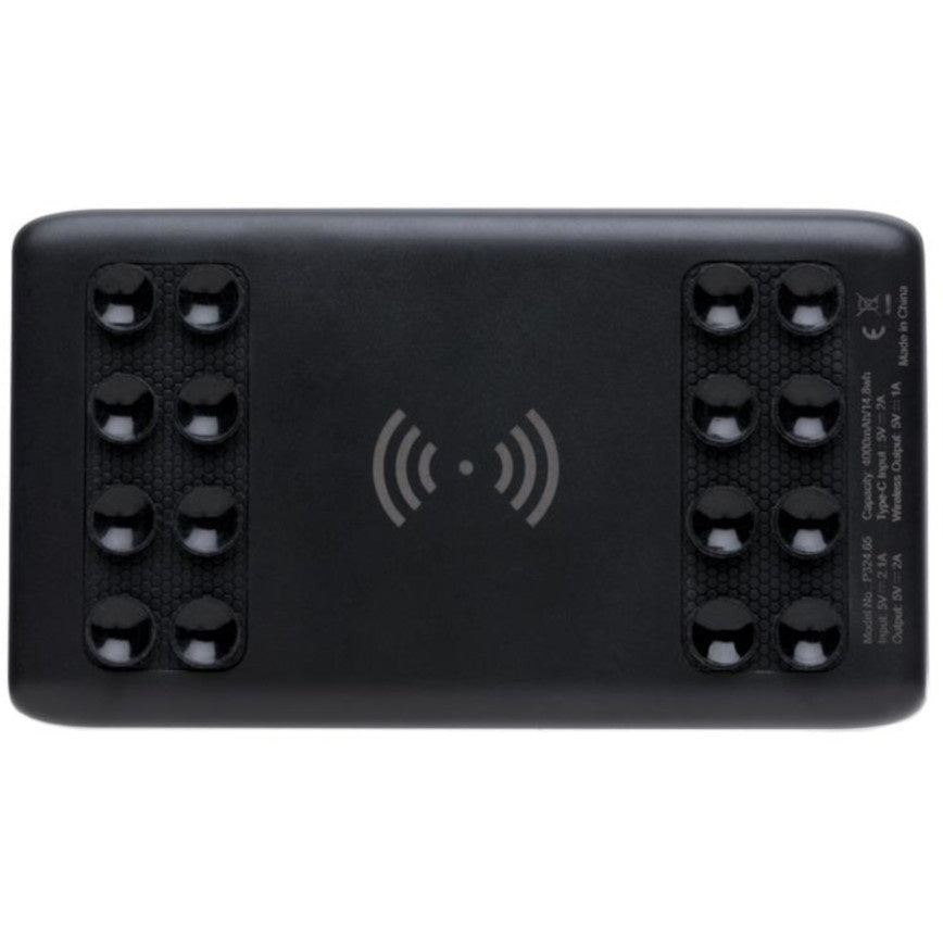 Xd collection Powerbank 4000 mAh 12,7 x 7,2 cm zwart