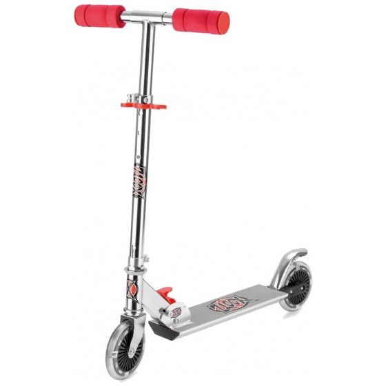 Vouwstep leidde Wielen Voetrem Junior Zilver