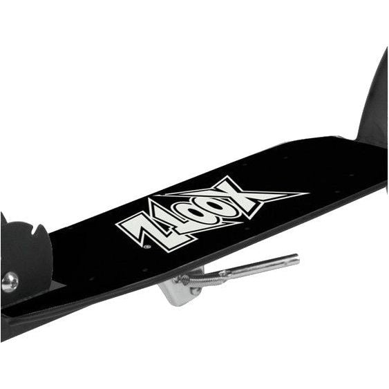 Grote opstapvoetrem met wielen junior wit zwart