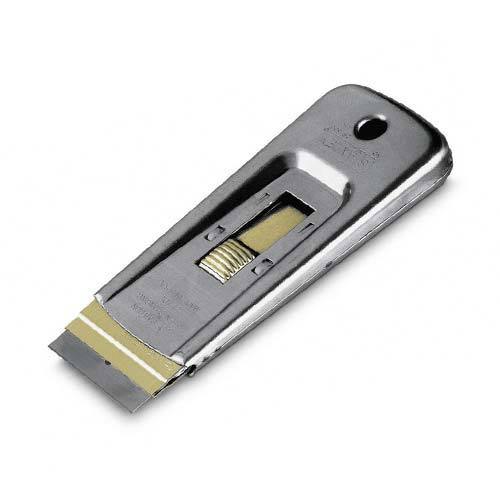 Stanley handgereedschap glasschraper metaal - 95mm x 40mm professional glass scraper - 0-28-500 - 0-28-500