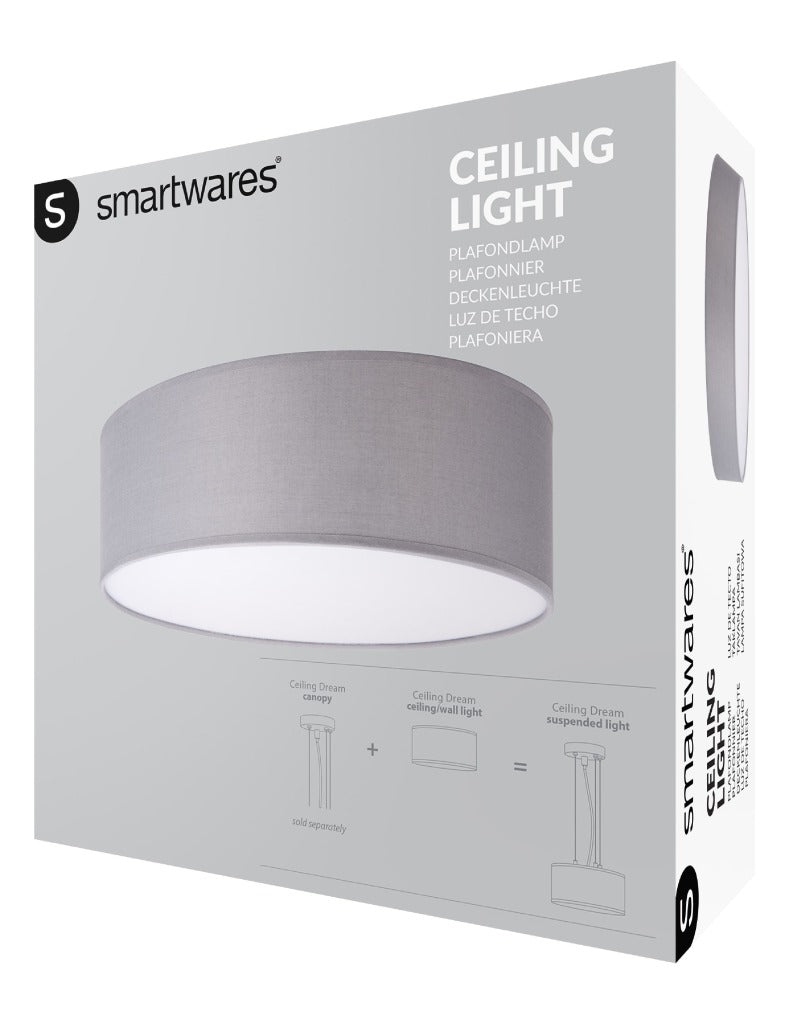 Ranex Ranex RA-1000465 Mia Led Plafondlamp 30cm Grijs