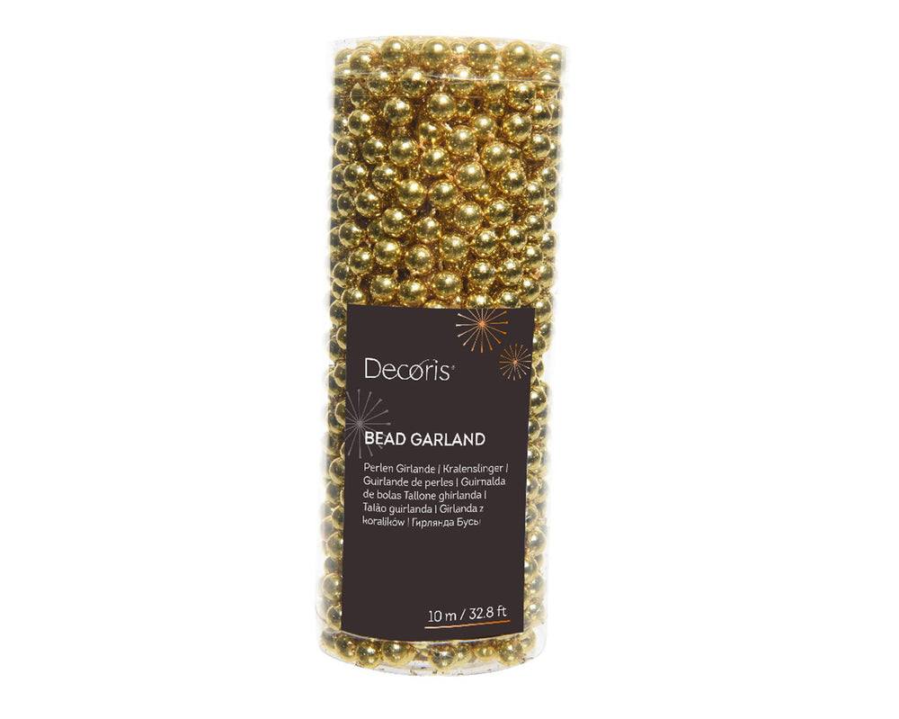 Decoris kralenslinger glans goud 10 meter