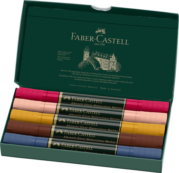 Faber castell fc-160307 wk25aquarel marker fc albrechtdürer 5 stuks portret