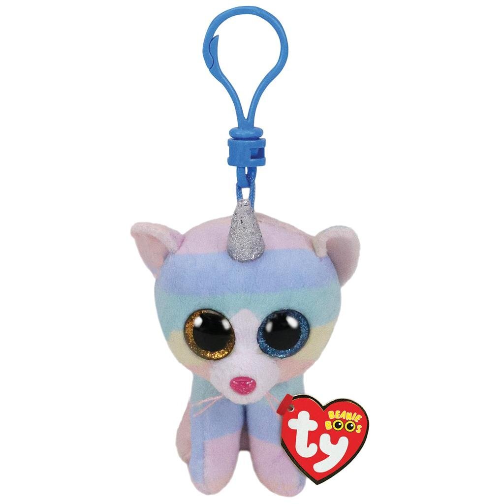 Ty Beanie Boo's Clip Heather Cat, 7 cm