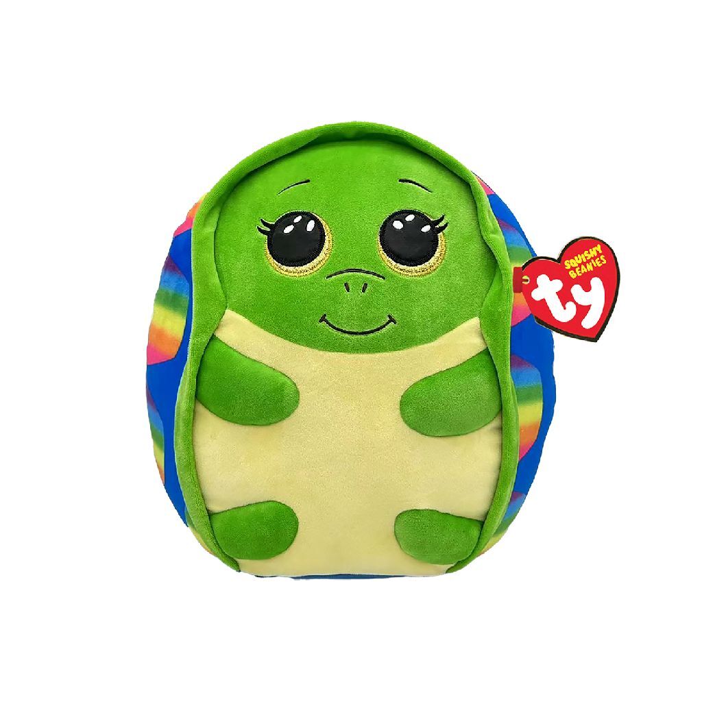 Ty squishy mutsen knuffelkussen schildpad shruggie 20 cm