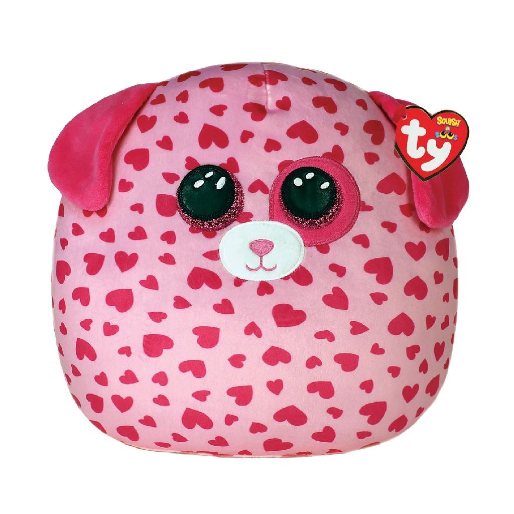Ty squish a bookussen knuffel hond kietelen 19 cm