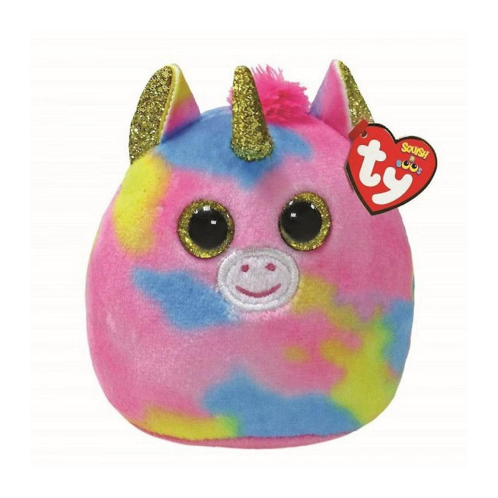 Ty squish a bookussen knuffel eenhoorn fantasie 8 cm