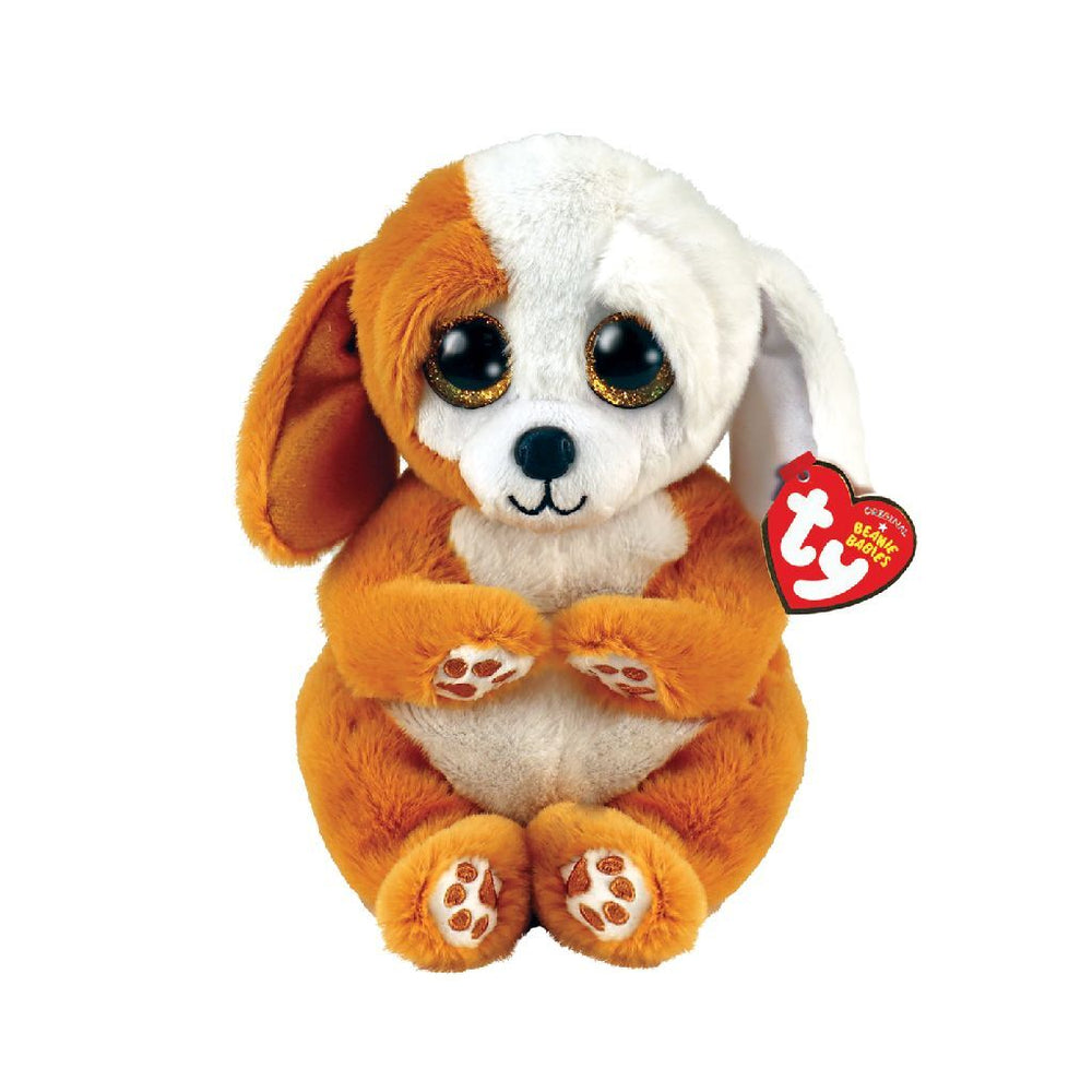 Ty Beanie Baby's Bellies Ruggles Hond, 15 cm