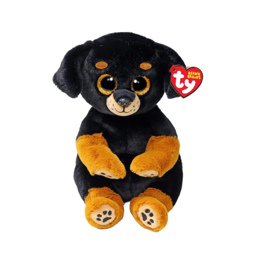 Ty Beanie Baby's Buikjes Randi Rottweiler, 15cm