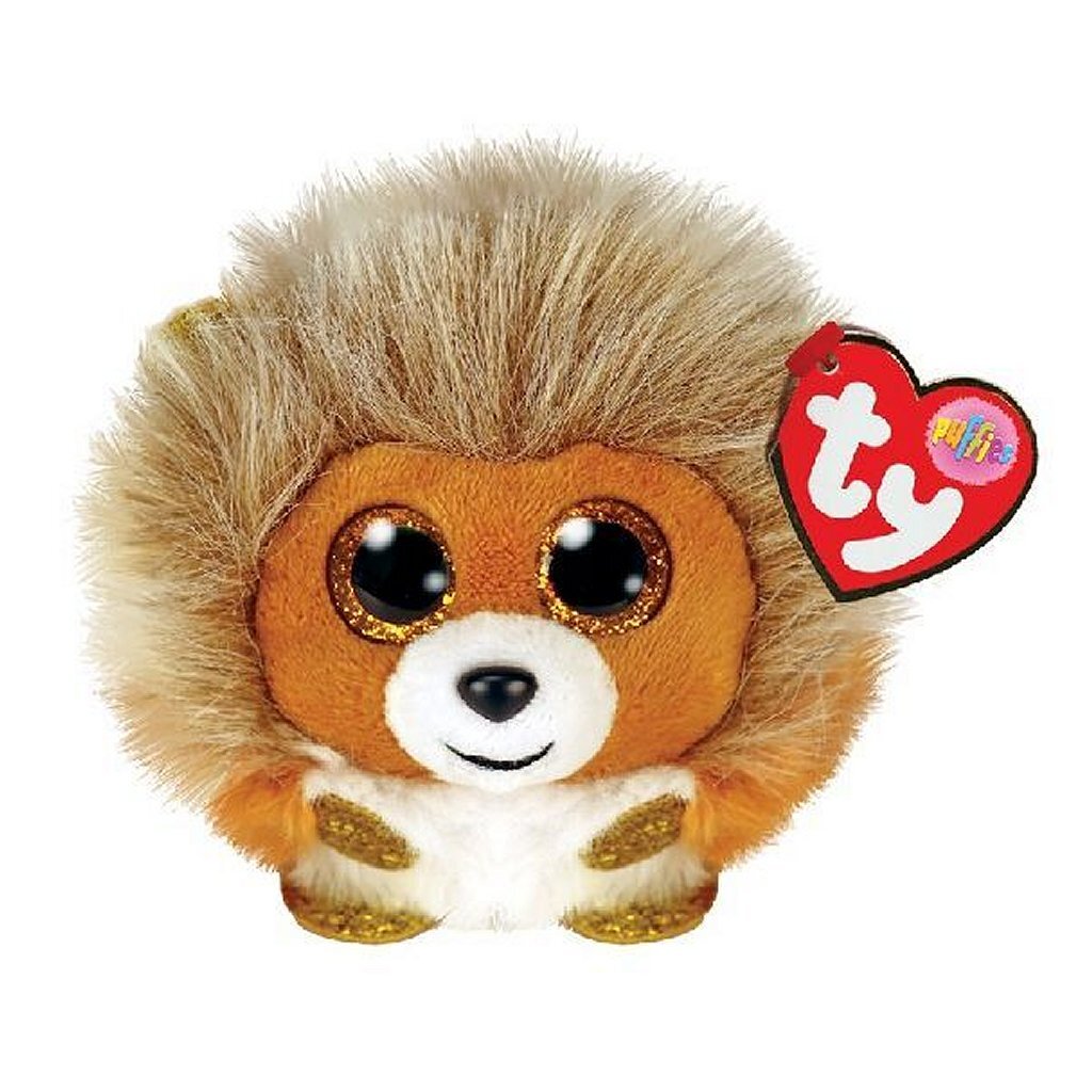Ty beanie ty teeny puffies ceasar tan leeuw, 10 cm