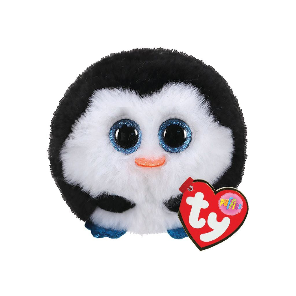 TY TY Puffies Pinguïn Knuffel Waggelt 8 cm