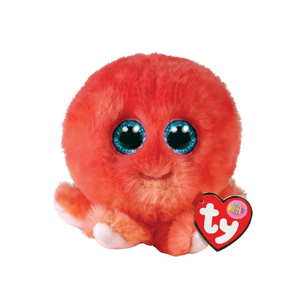 Ty beanie ty teeny puffies sheldon octopus, 10 cm