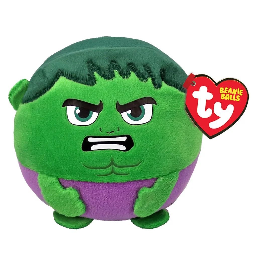 Ty Beanie Ty Teeny Puffies - Marvel Hulk, 10 cm