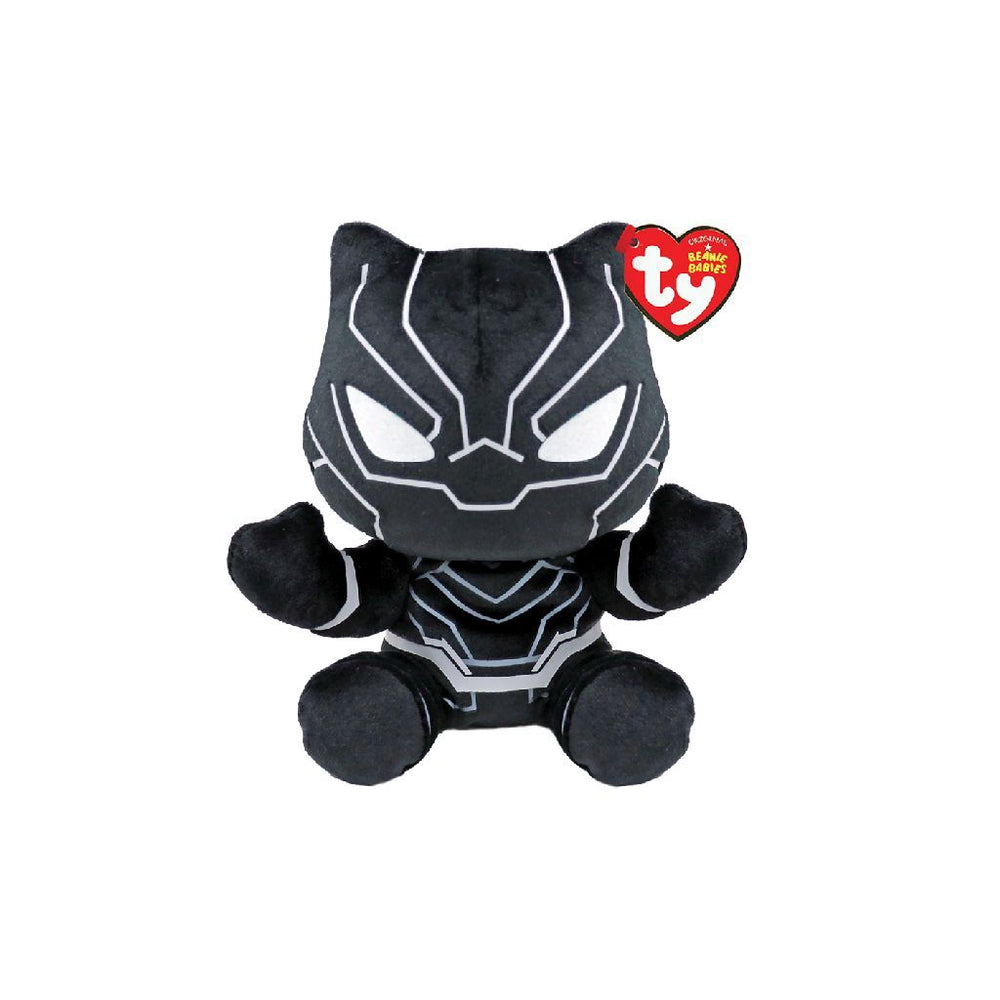 Ty Beanie Babies Marvel Knuffel Zwarte Panter 15 cm