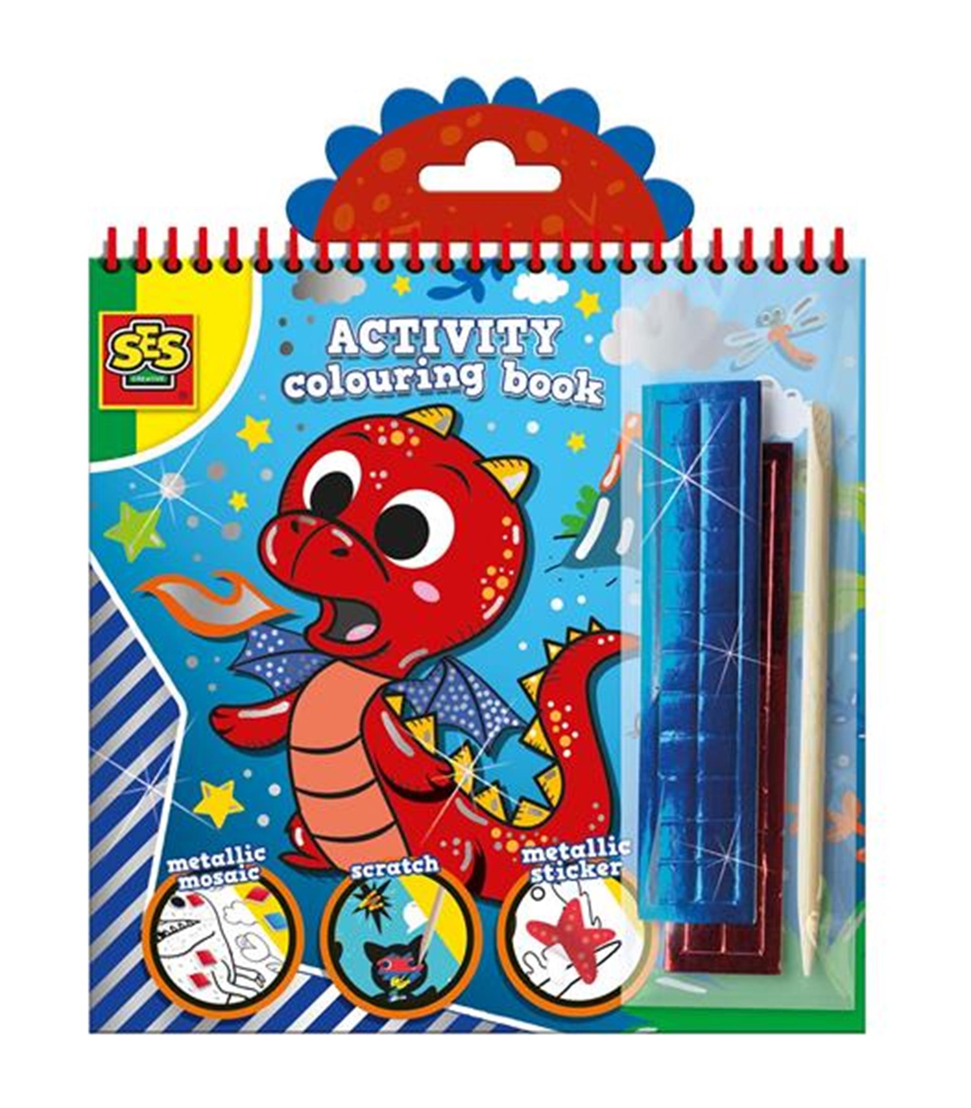 Ses doe kleurboek metallic 3-in-1
