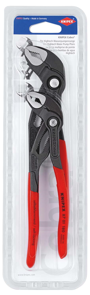 Knipex cobra-set 00 31 20 v01 tangenset (rood, 2-delig)