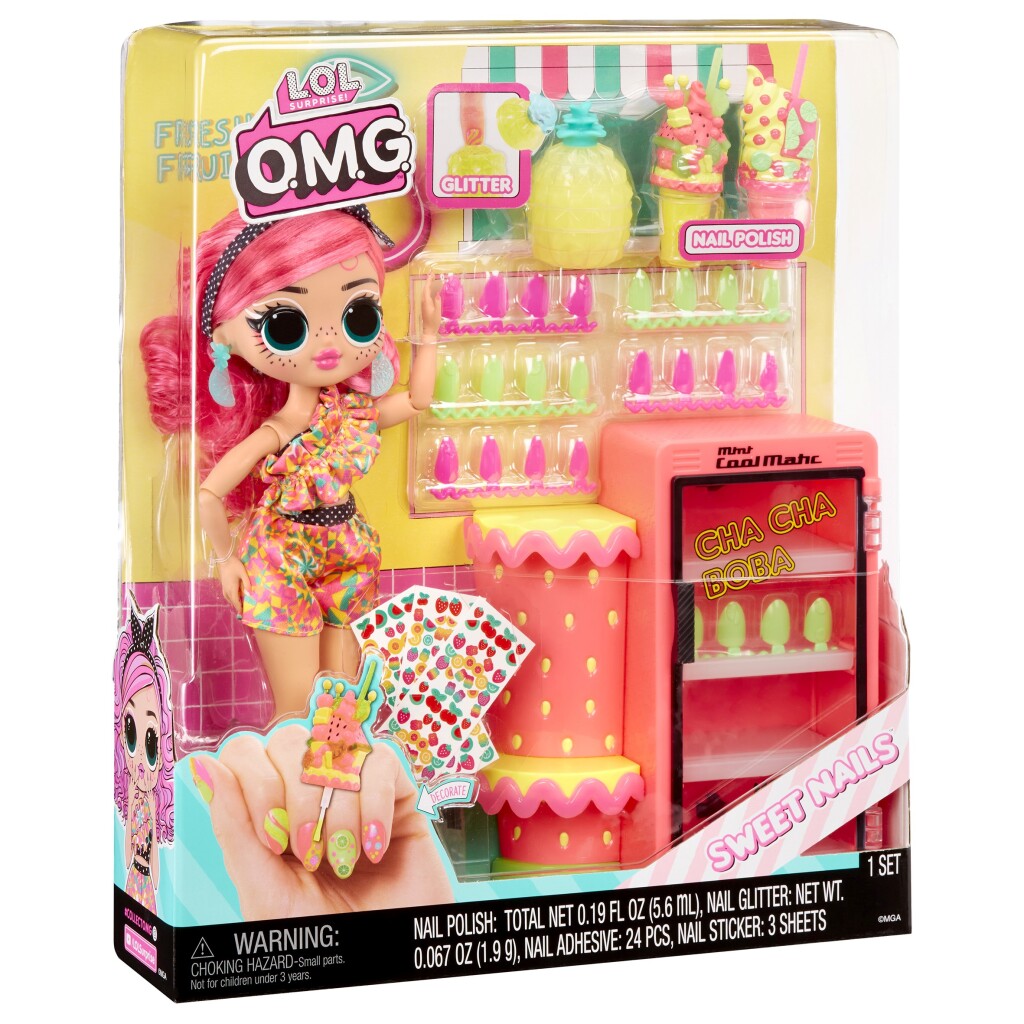 MGA Entertainment Verrassing! OMG Zoete Nagels Pinky Pops F