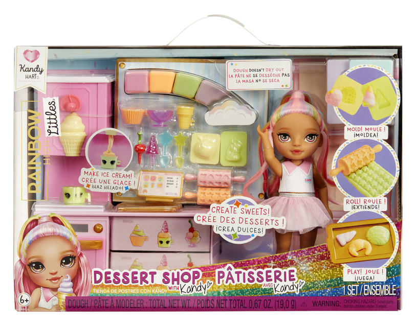 Rainbow high little compact playset- shop