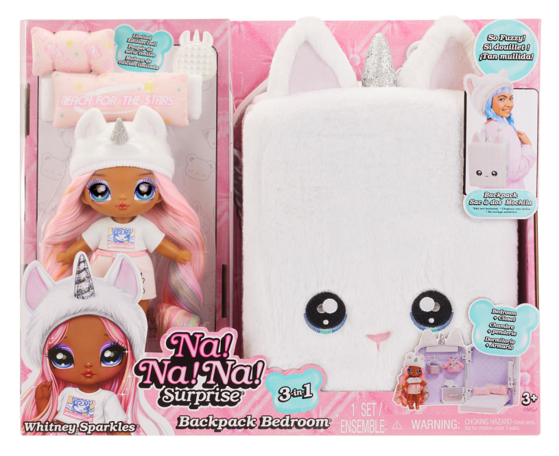 Mga entertainment na! na! na! surprise 3-in-1 backpack unicorn - whitney
