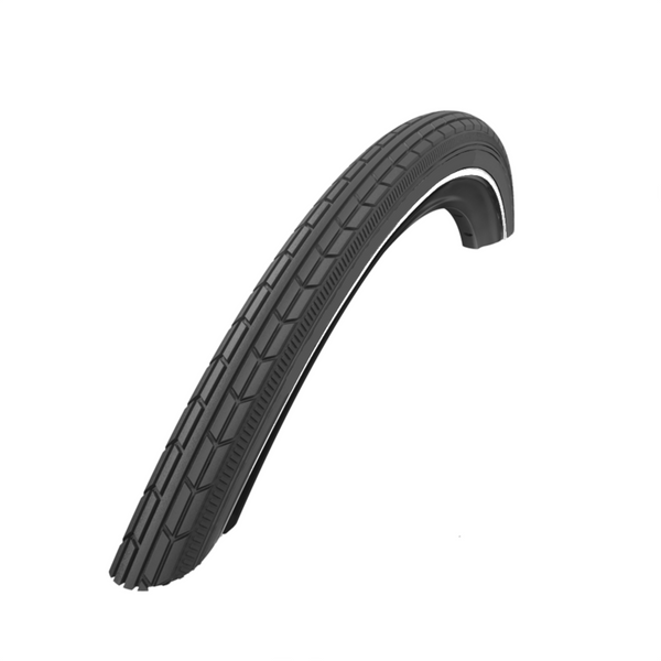 tire 28 x 1 5/8 x 1 3/8 (37-622) white sidewall black