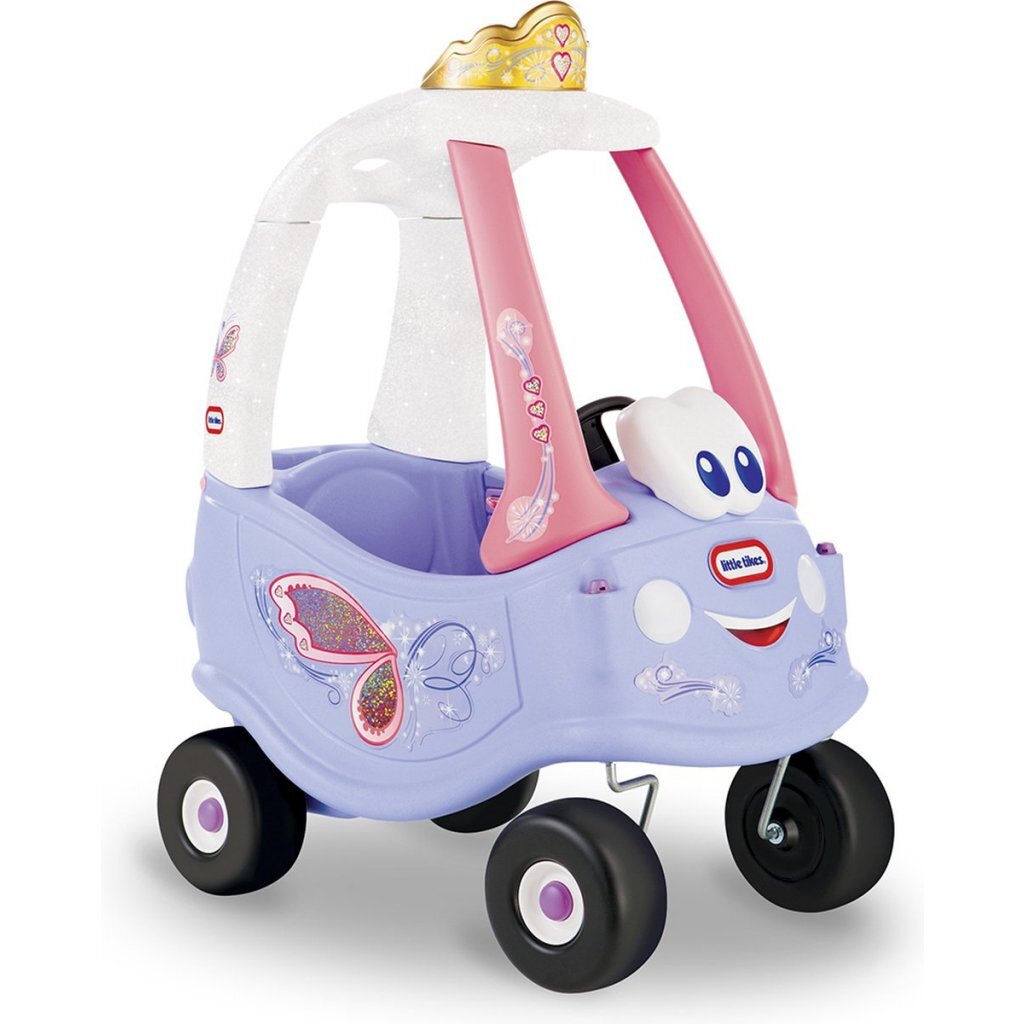 Little tikes cozy coupe fairy loopauto 75x42x86 cm roze paars