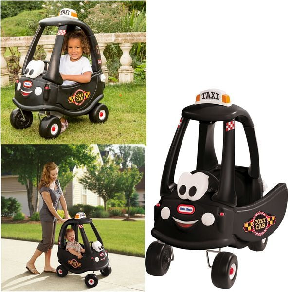 Little tikes cozy coupe zwarte taxi loopauto