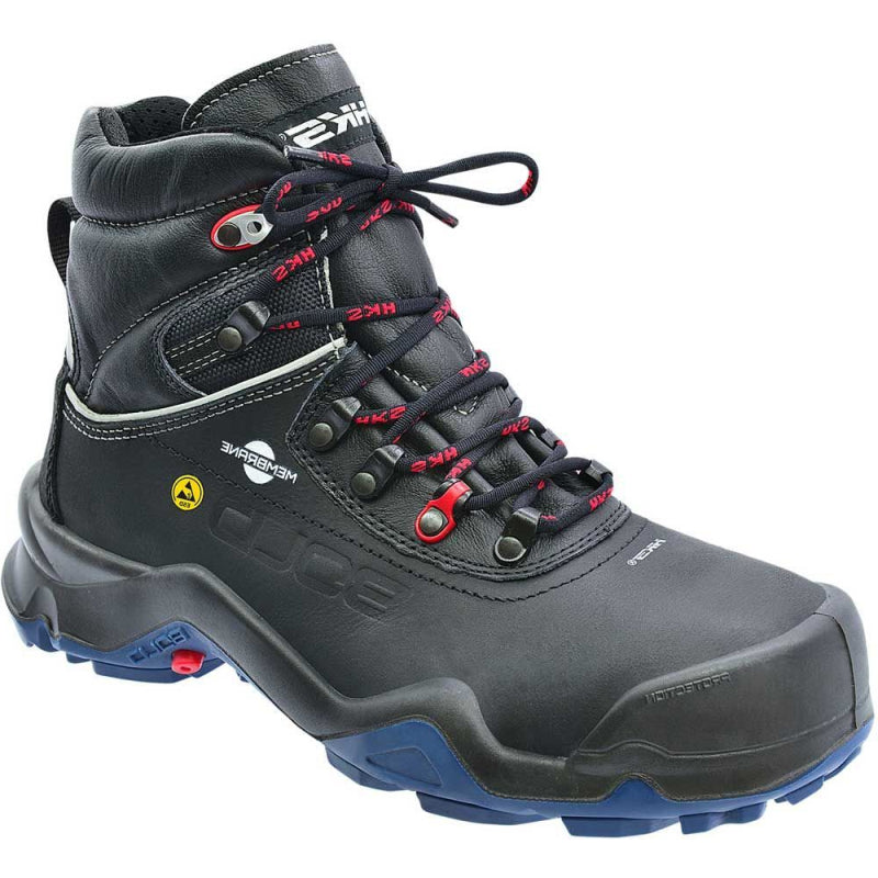Hks werkschoen delta 1 dry wtp hoog s3 esd | zwart blauw | maat 46 - 00.162.031.46