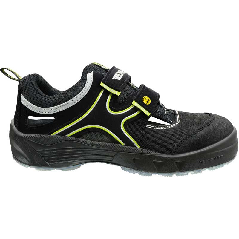 Hks sandaal k1 am s1p esd | zwart geel | maat 47 - 00.162.049.47
