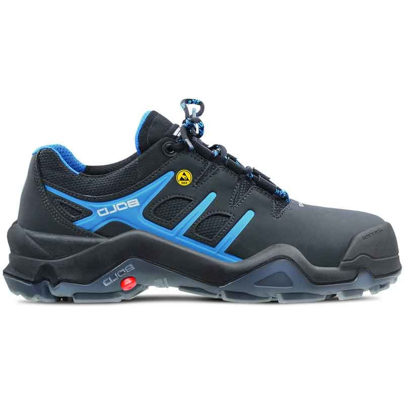 Hks werkschoen targa 2 vtp metaalvrij laag s3 esd | zwart blauw | maat 40 - 00.162.094.40