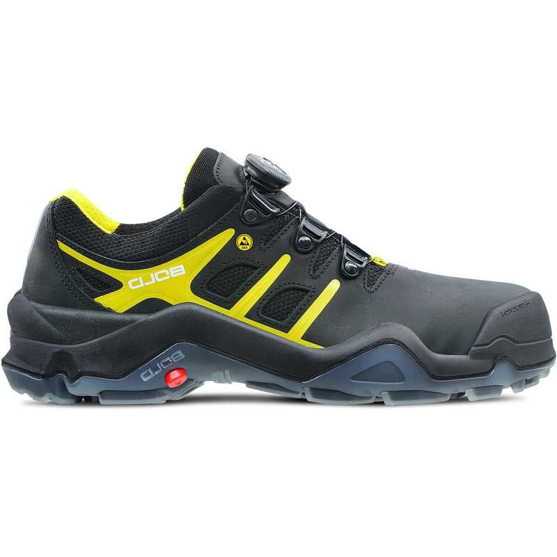 Hks werkschoen targa 8 btp boa laag s3 esd | zwart geel | maat 41 - 00.162.097.41