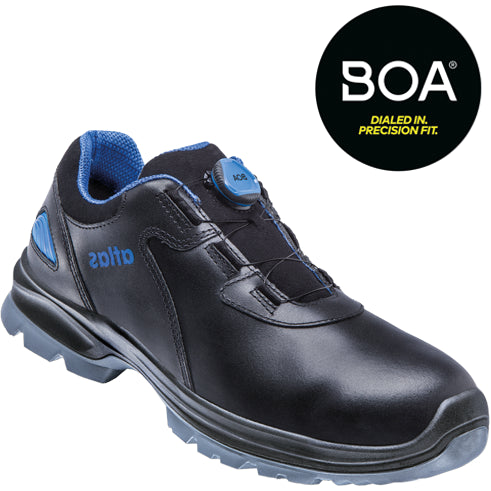 Atlas werkschoen sl 9645 xp 2.0 boa laag s3 | zwart blauw | maat 48 - 00.012.104.48