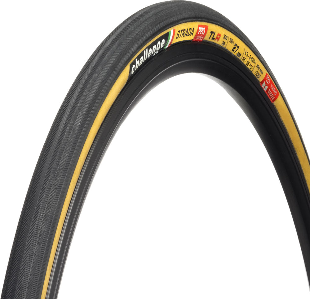Challenge - strada pro ot tlr 700x25c zwart bruin