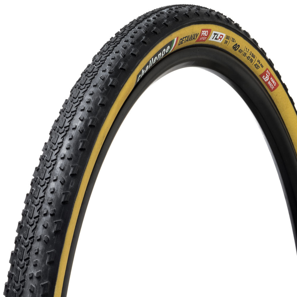 Challenge - getaway pro ot tlr 700x36c noir brun