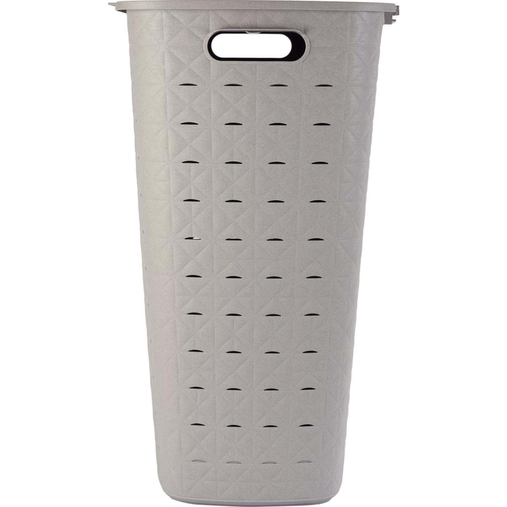 Curver softex wasmand met deksel 56l taupe 42x31,6x60cm