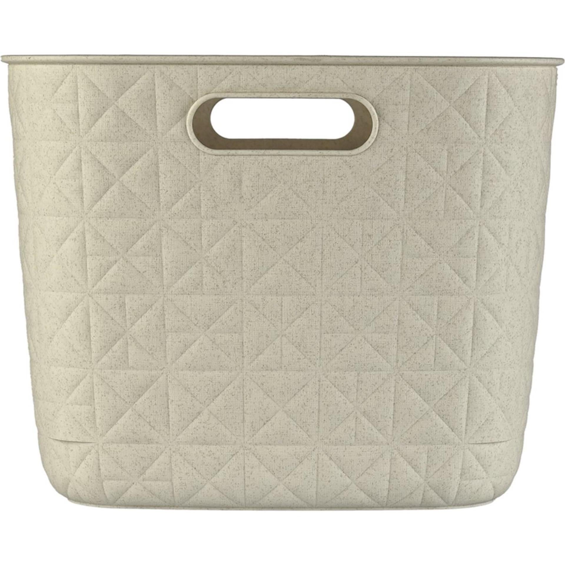 Curver softex opbergmand groot 19l krijtwit